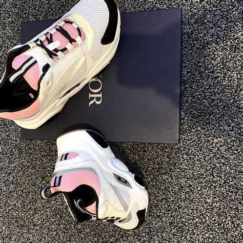 dior pink trainers